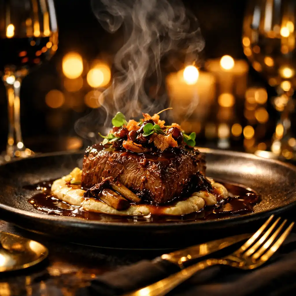 Détail gastronomique raffiné